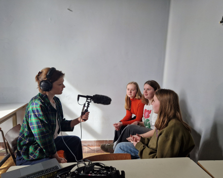Opname podcast